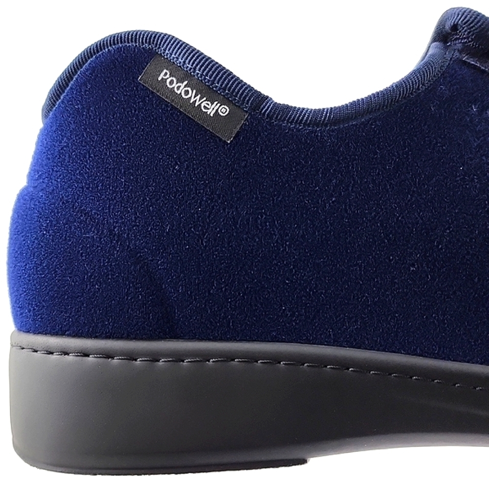 Podowell Men's Blue Alexis Hi-Top Slippers Antibacterial Washable Size 42 - Picture 10 of 15